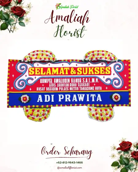 Papan Bunga Ucapan Selamat Dondong